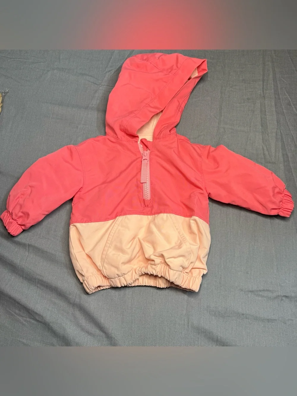 Old Navy Coral Pink Kids quarter zip Jacket